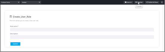 Getting started with designing a Custom Form